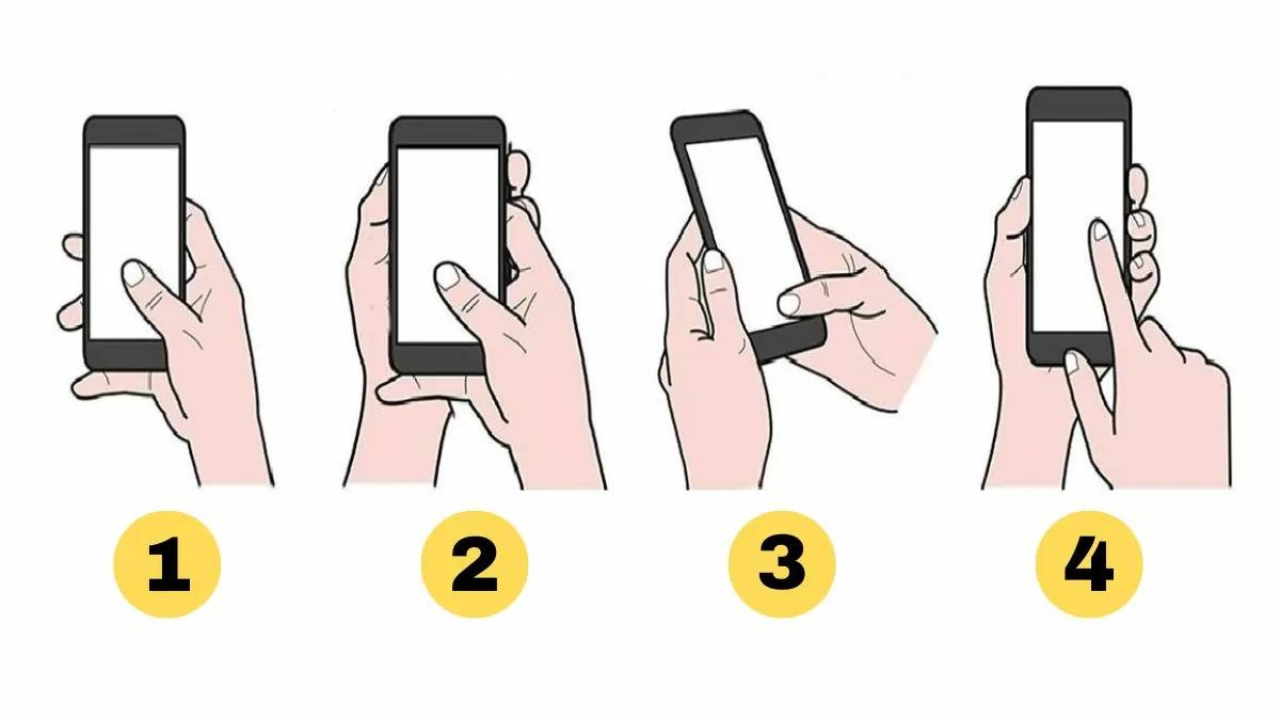 Personality Test: The way you hold your phone reveals hidden traits about you