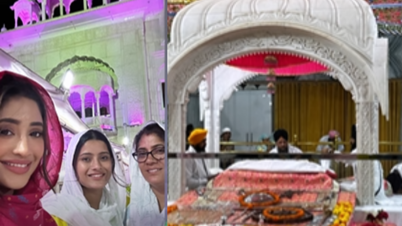 Shivangi Joshi takes time off from work, visits Nada Sahib Gurudwara in Panchkula