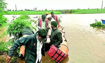 Rise in inflow into Krishna River raises fear of flooding across villages in region