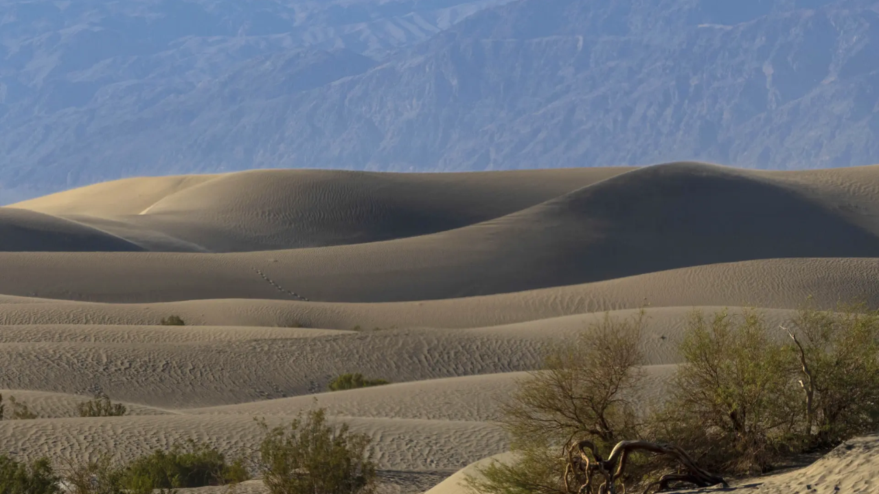 Tourist suffers third-degree burns while walking on blazing hot sand dunes in California's Death Valley