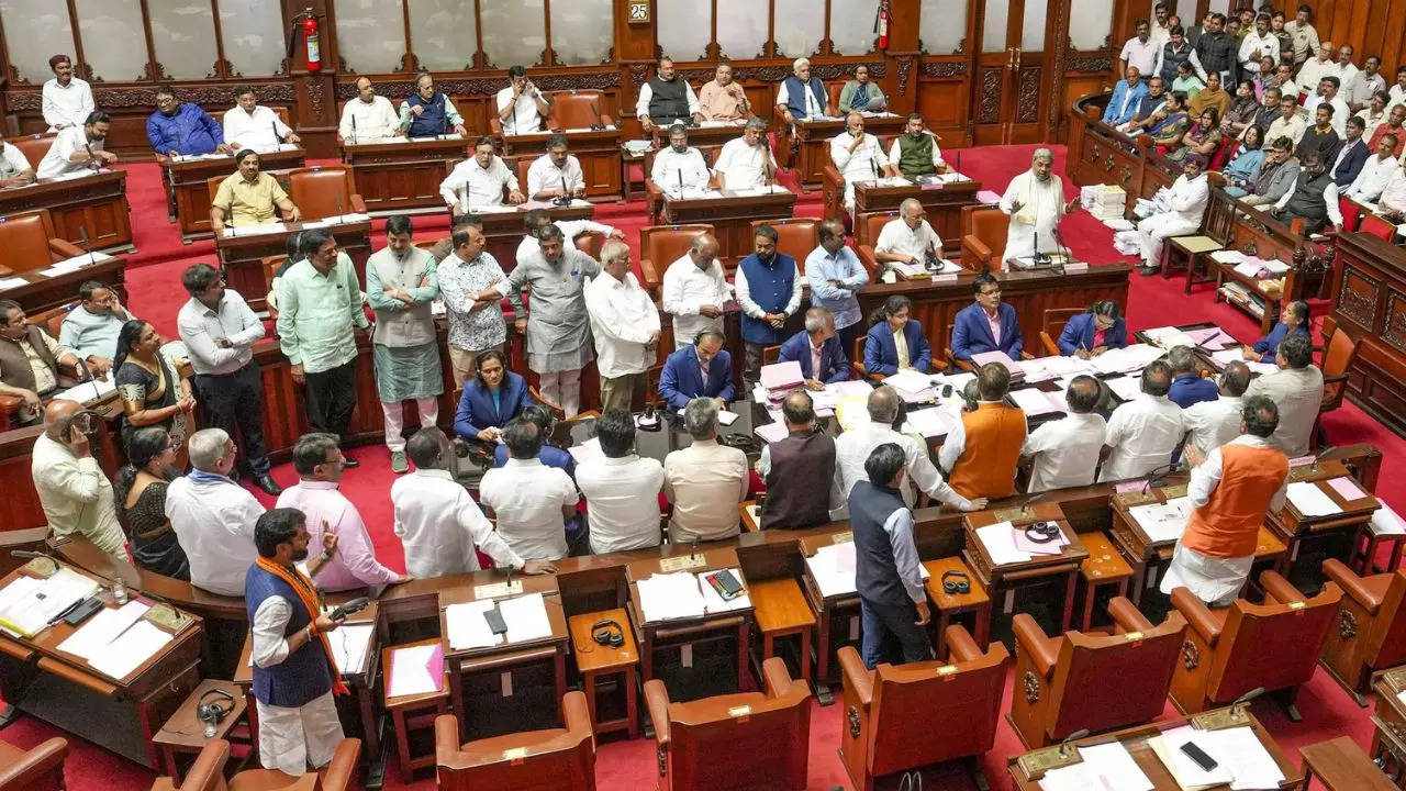 Key bills passed without debate in Karnataka assembly