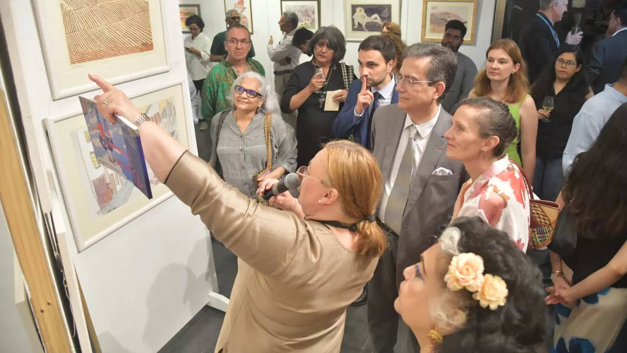 Douce France: An exhibition by Henri Landier at Alliance Française de Delhi