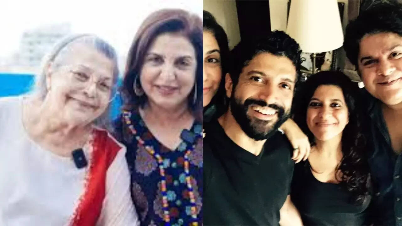 Did you know Farah Khan-Sajid Khan's mom Menaka Irani shared a close relationship with Farhan Akhtar and Zoya Akhtar? Know her family roots... | Hindi Movie News Filmymeet