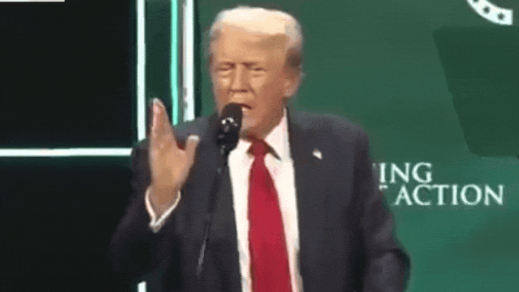 ‘She was a bum’: Trump attacks Harris, complains about Biden’s exit in first appearance without ear bandage