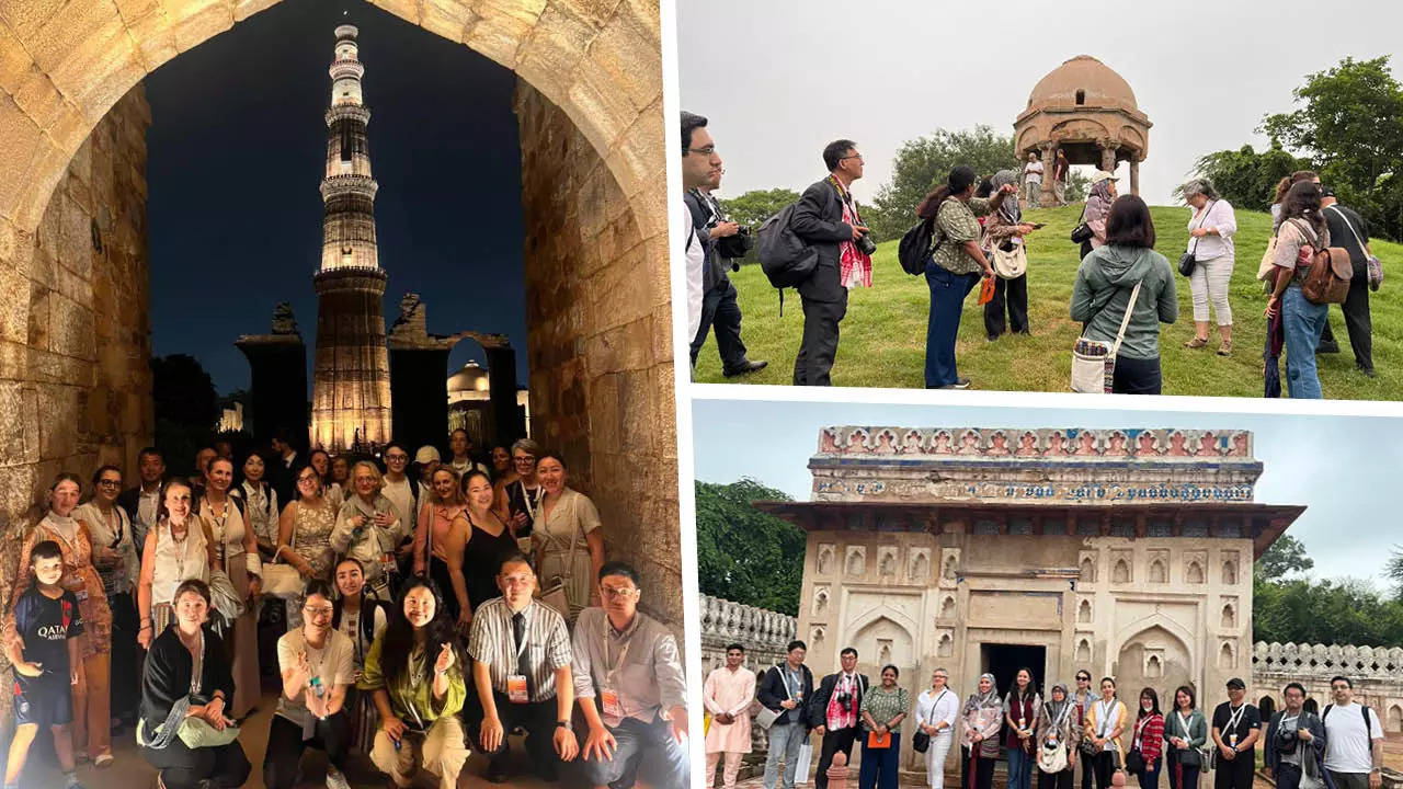 World Heritage Committee delegates navigate Delhi with heritage walk leaders