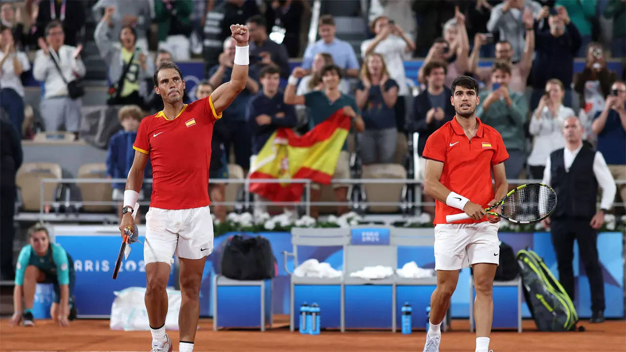 Paris Olympics: Nadal, Alcaraz roar to opening doubles victory