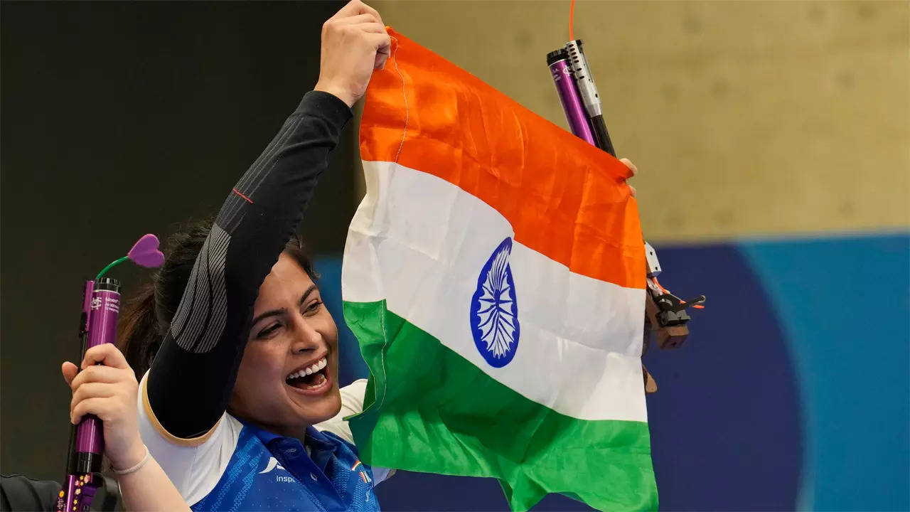 From PM Modi to sporting icons, India rejoice Bhaker's historic medal