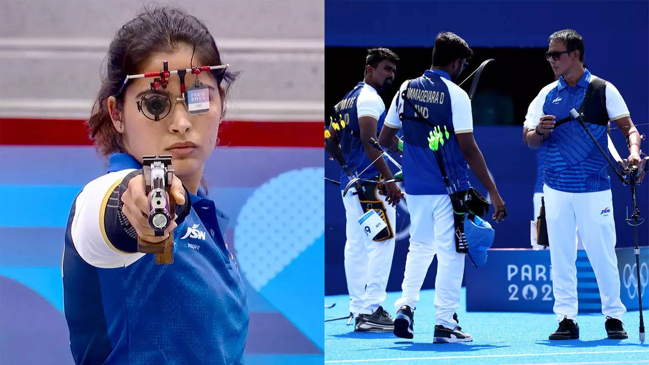 India at Olympics: Bhaker in contention for another bronze; archers crumble