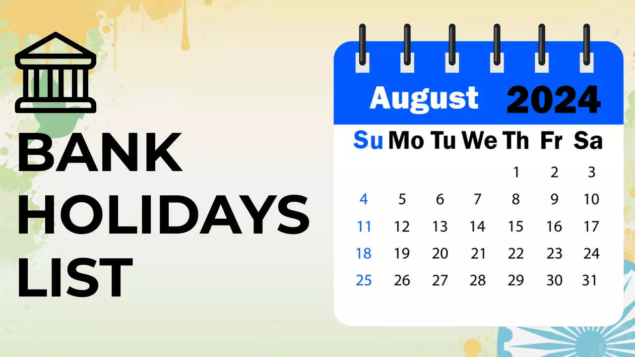 August 2024 Bank Holidays: Banks closed up to 13 days - check full list of state-wise bank holidays