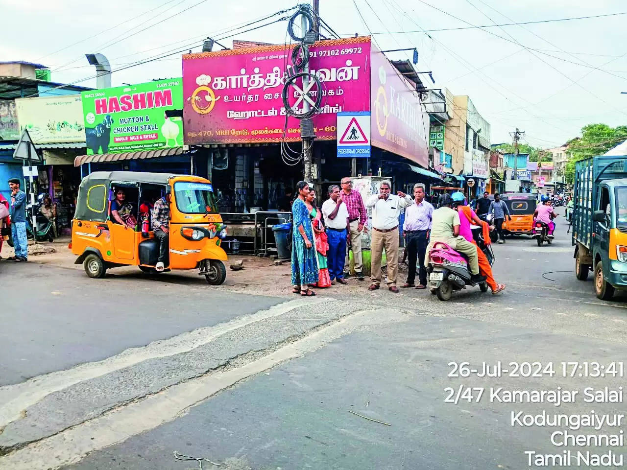 Madhavaram: 3 roundabouts to be constructed for 2 crore