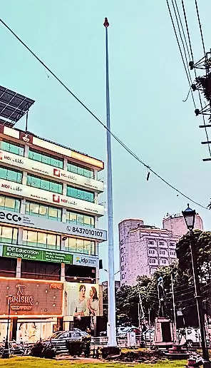 Tricolour on 100ft poles at 2 more locations on Aug 15