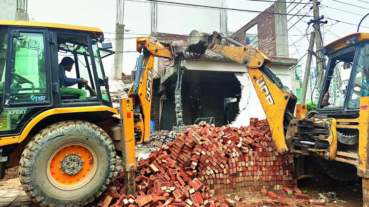 8 residential buildings sealed, 3 demolished for illegal construction in Delhi's Saraswati Kunj