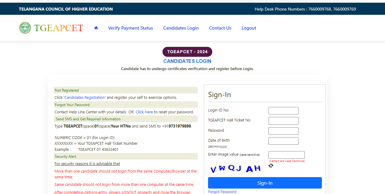 TS EAMCET 2024 Seat Allotment Result Round 2 Out: Check Direct Link and More Details