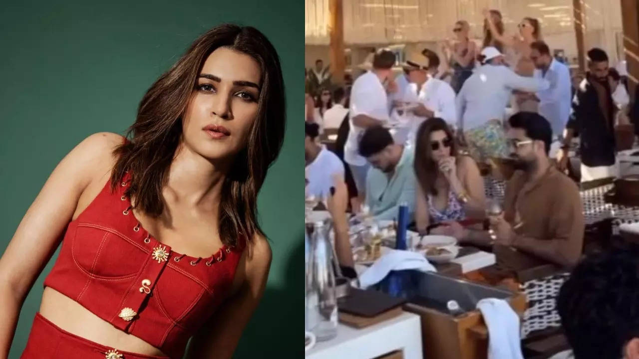 Kriti Sanon caught vaping after smoking, in new VIRAL PICS, netizens say, 'Delete karo, uski mummy Geeta aunty dekh legi toh usko maaregi' | Hindi Movie News Filmymeet