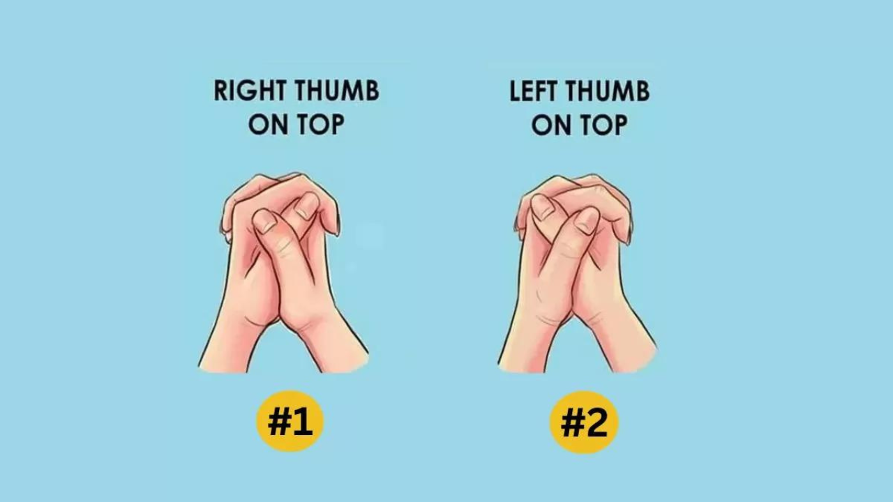 Personality Test: The way you cross your thumbs reveals your hidden qualities