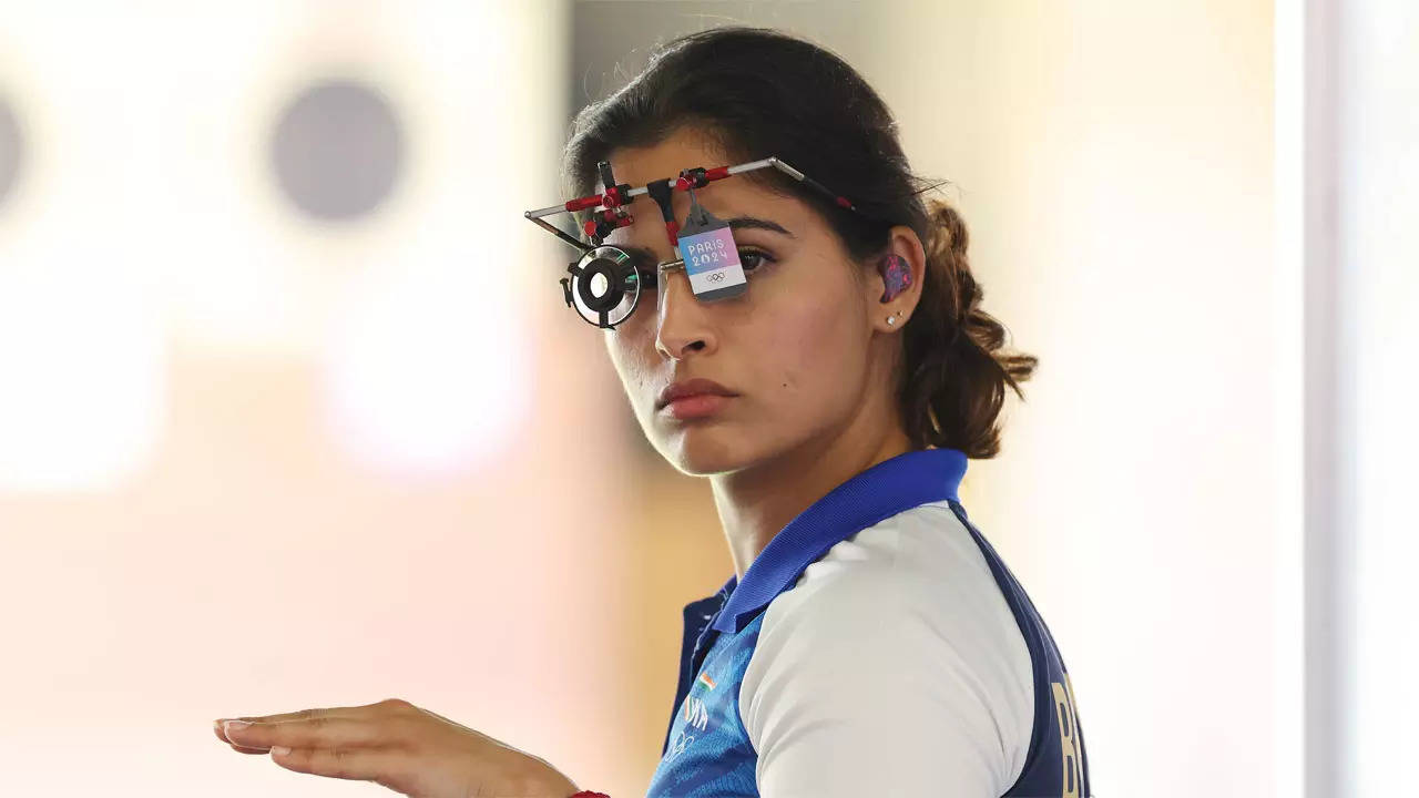 Manu Bhaker qualifies for 25m pistol final in second position at Olympics
