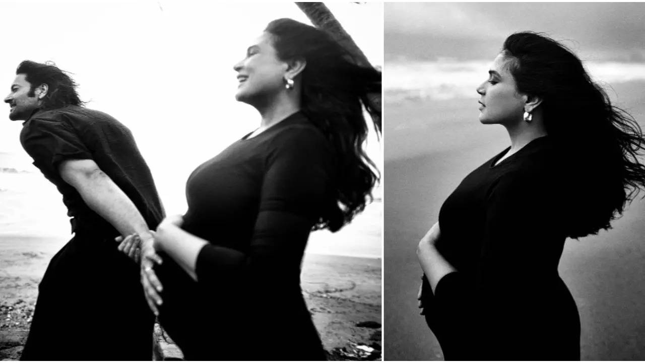 New mother Richa Chadha posts unseen photos from her maternity shoot with Ali Fazal | Hindi Movie News