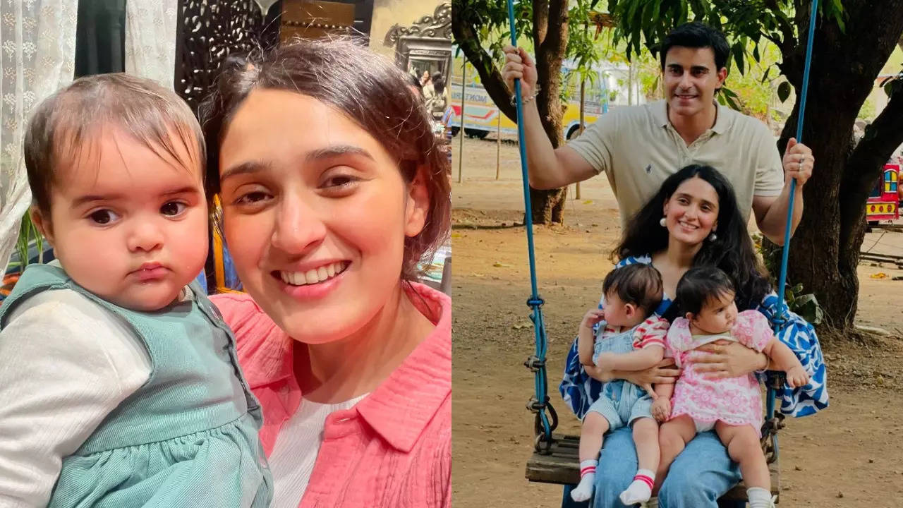 Pankhuri Awasthy shares a heartwarming note about her twin babies; writes ‘I had manifested you both’