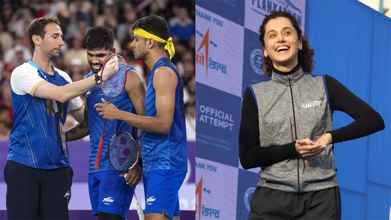 'Now you're a married man...': Taapsee on Mathias Boe's retirement