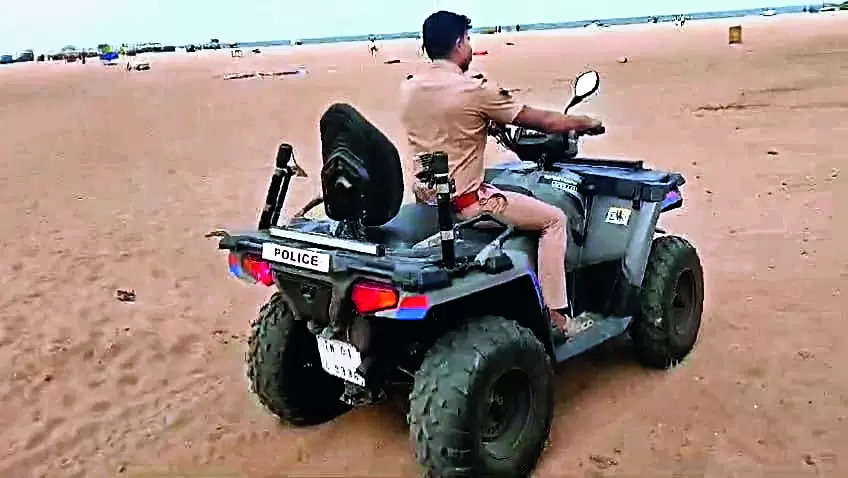 Officers to patrol beaches on ATVs