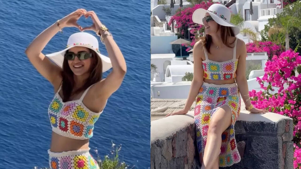 Kriti Sanon gives fashion goals as she enjoys her Greece vacay in crochet co-ord set; her rumoured BF Kabir Bahia reacts | Hindi Movie News Filmymeet