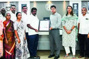 Kaniyur village panchayat gets ISO certification