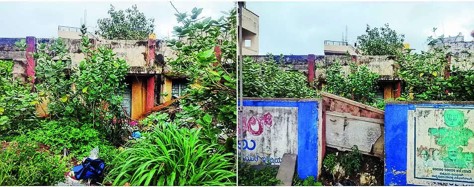 HDMC Vyayama Shala in dilapidated state; residents demand its demolition