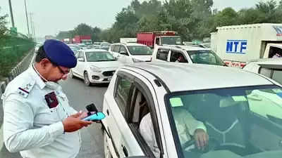 Driving Gurgaon mad: 1.3 lakh challans issued for traffic offences, fines up to Rs 1 crore