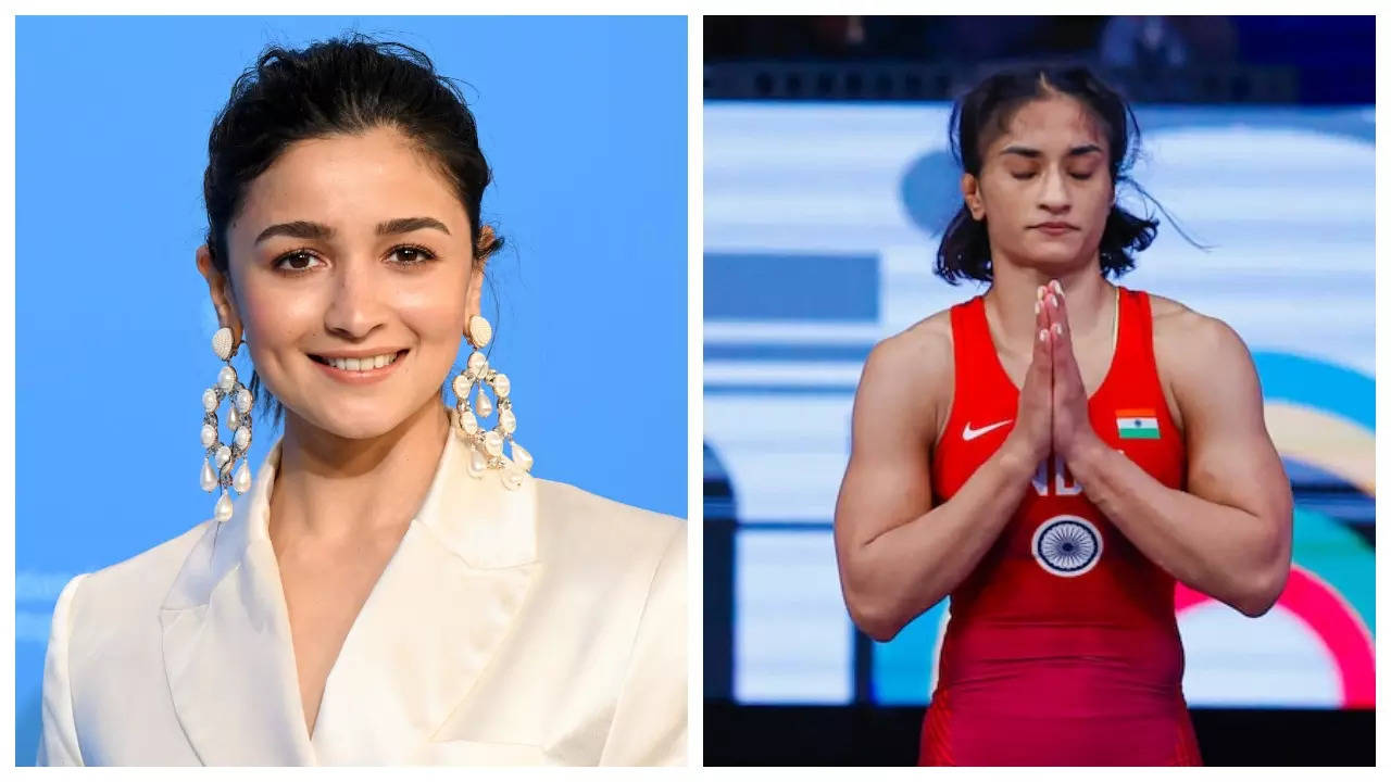 Alia Bhatt comes out in support of 'Champion' Vinesh Phogat after Olympics disqualification; Says,'You are gold' | Hindi Movie News Filmymeet