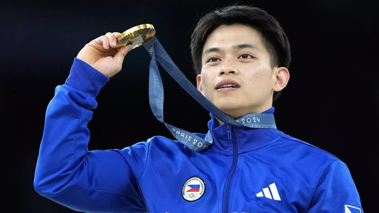 Philippines' Carlos Yulo gets lifetime supply of ramen for winning Olympic gold