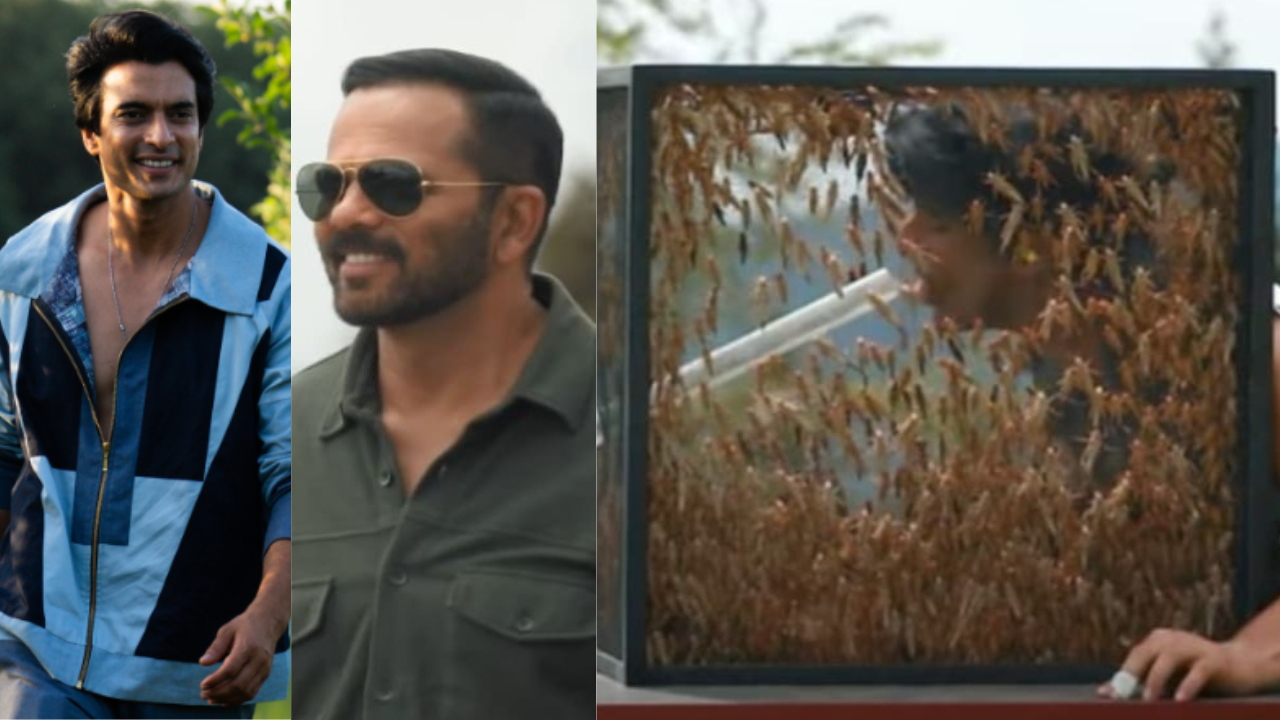 Khatron Ke Khiladi 14: Gashmeer Mahajani nails the creepy crawlers stunt; Rohit Shetty makes a hilarious comment, 'Maharashtra mein aplyala kaam milnar hota, khet mein'