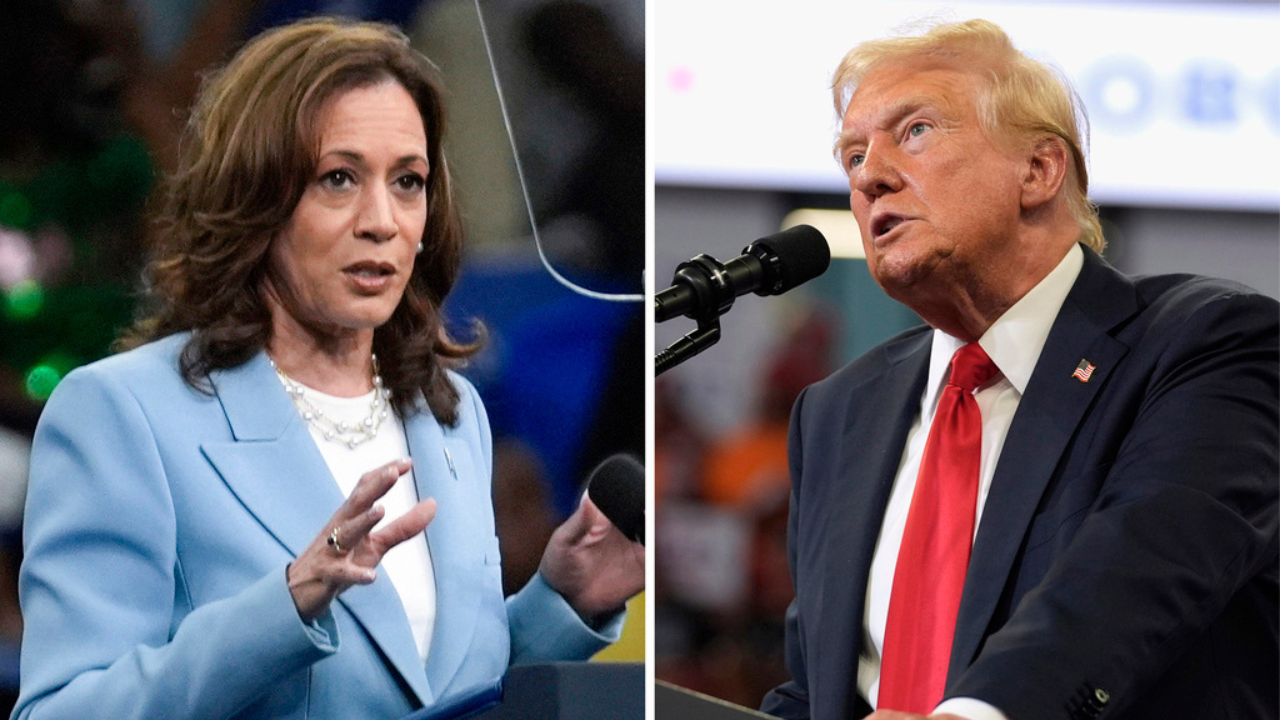 US elections: Kamala Harris expands lead over Donald Trump in latest poll