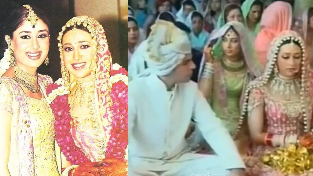 Bebo's ‘ghoonghat’ moment from Lolo's wedding!