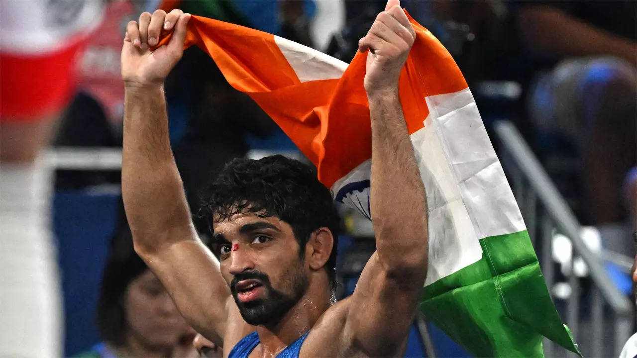 Aman clinches 57kg wrestling bronze at Paris Olympics