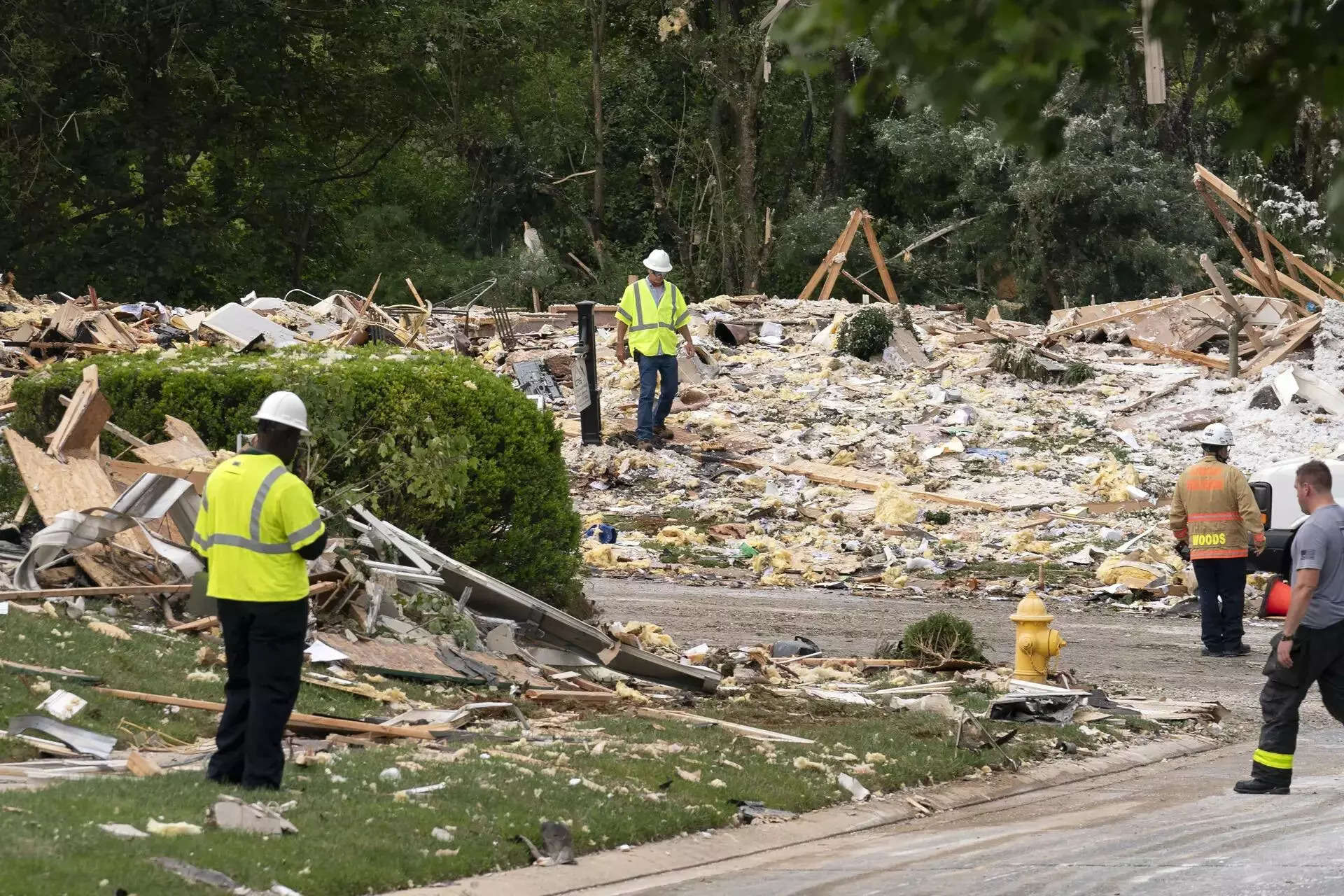 House explosion in Maryland kills 1, injures 2 and damages nearby homes