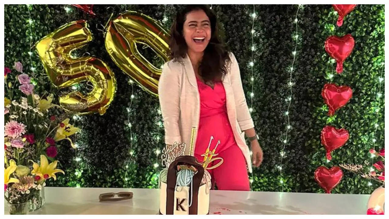 Kajol’s 50th Birthday Celebration Continues with Style and Joy |