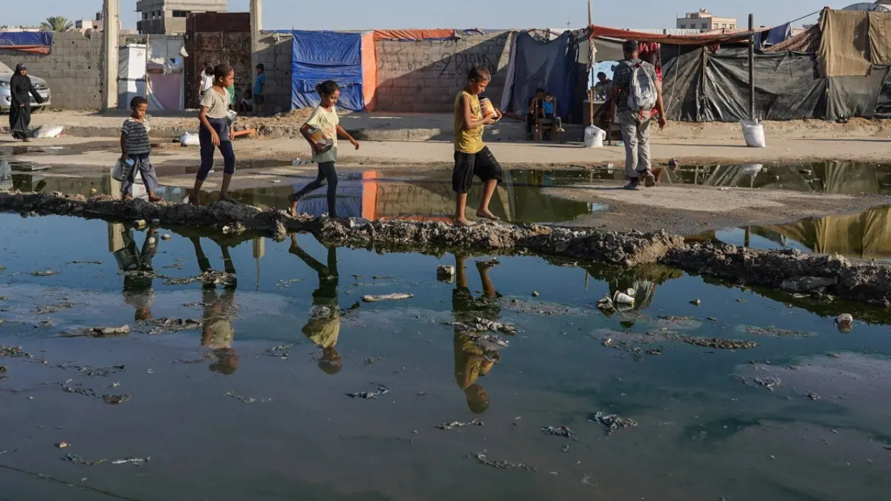 Gaza reports first polio case in decades amid conflict