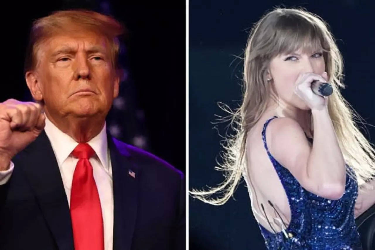 msid 112621177,imgsize 44310 US elections: Did Donald Trump use AI-Generated images to falsely claim Taylor Swift’s endorsement?