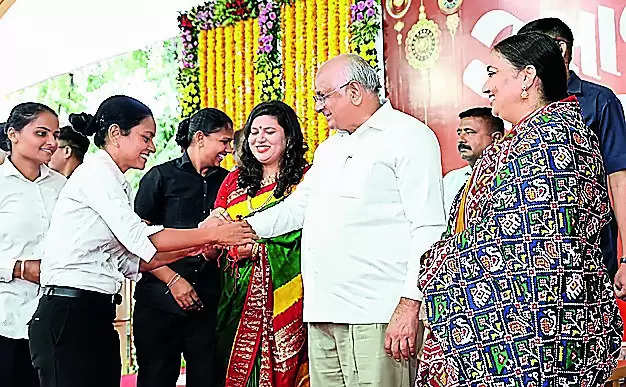 Women from across state tie rakhis to CM