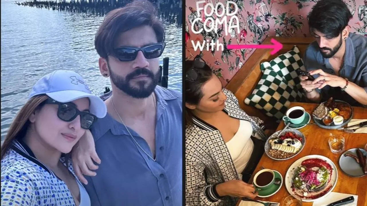 Sonakshi Sinha and Zaheer Iqbal indulge in 'Indian tourist things' and 'food coma' at their New York vacation - PICS inside | Hindi Movie News Filmymeet