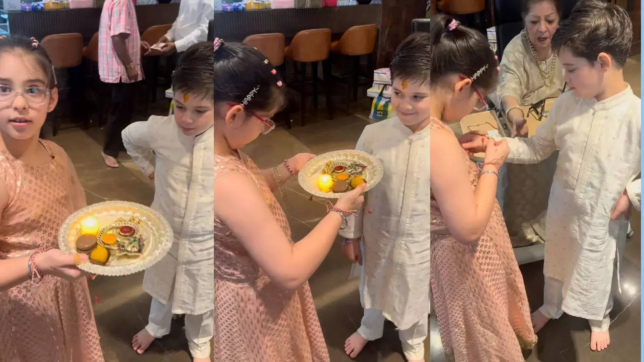 KJo shares glimpse of Yash-Roohi's rakshabandhan