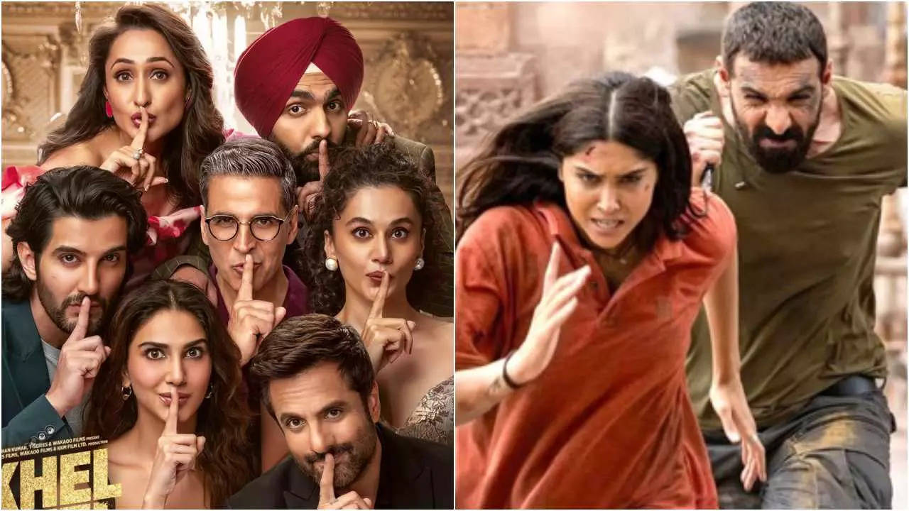 Khel Khel Mein and Vedaa box office collection day 6: Akshay Kumar's film earns just over Rs 1 crore, John Abraham starrer drops to Rs 60 lakh | Hindi Movie News Filmymeet