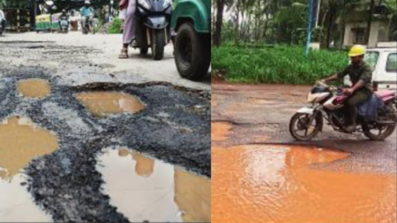 Watch out! potholes rear their ugly head again as rain hammers Bengaluru