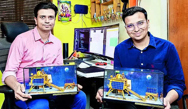 Brothers’ models help Isro celebrate Chandrayaan 3