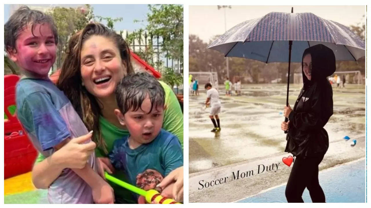 Kareena takes on 'soccer mom duty' for Taimur-Jeh