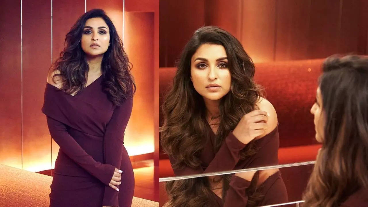 Parineeti Chopra stuns in red bodycon dress