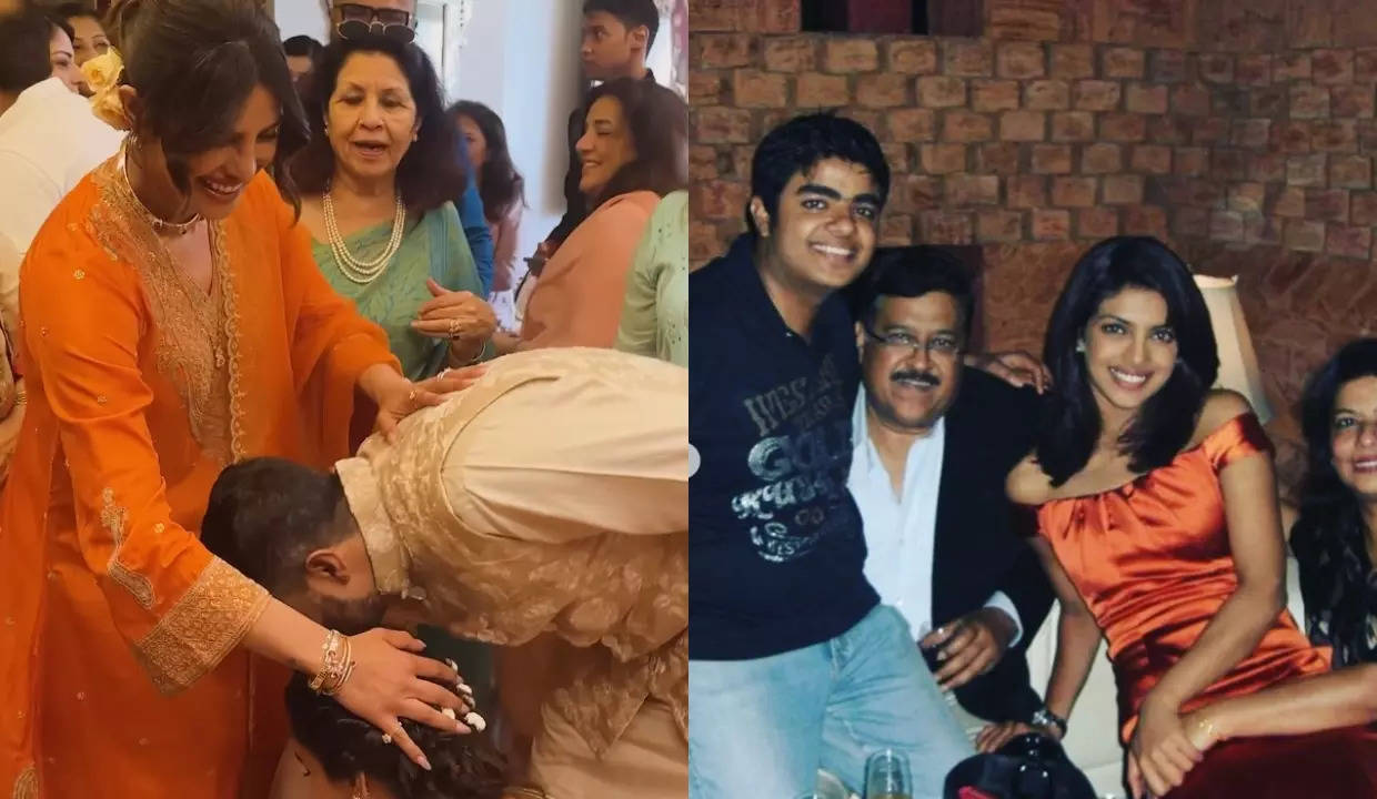 Priyanka Chopra pays touching tribute to late father Ashok Chopra as she celebrates brother Siddharth Chopra’s wedding to Neelam Upadhayaya | Hindi Movie News Filmymeet