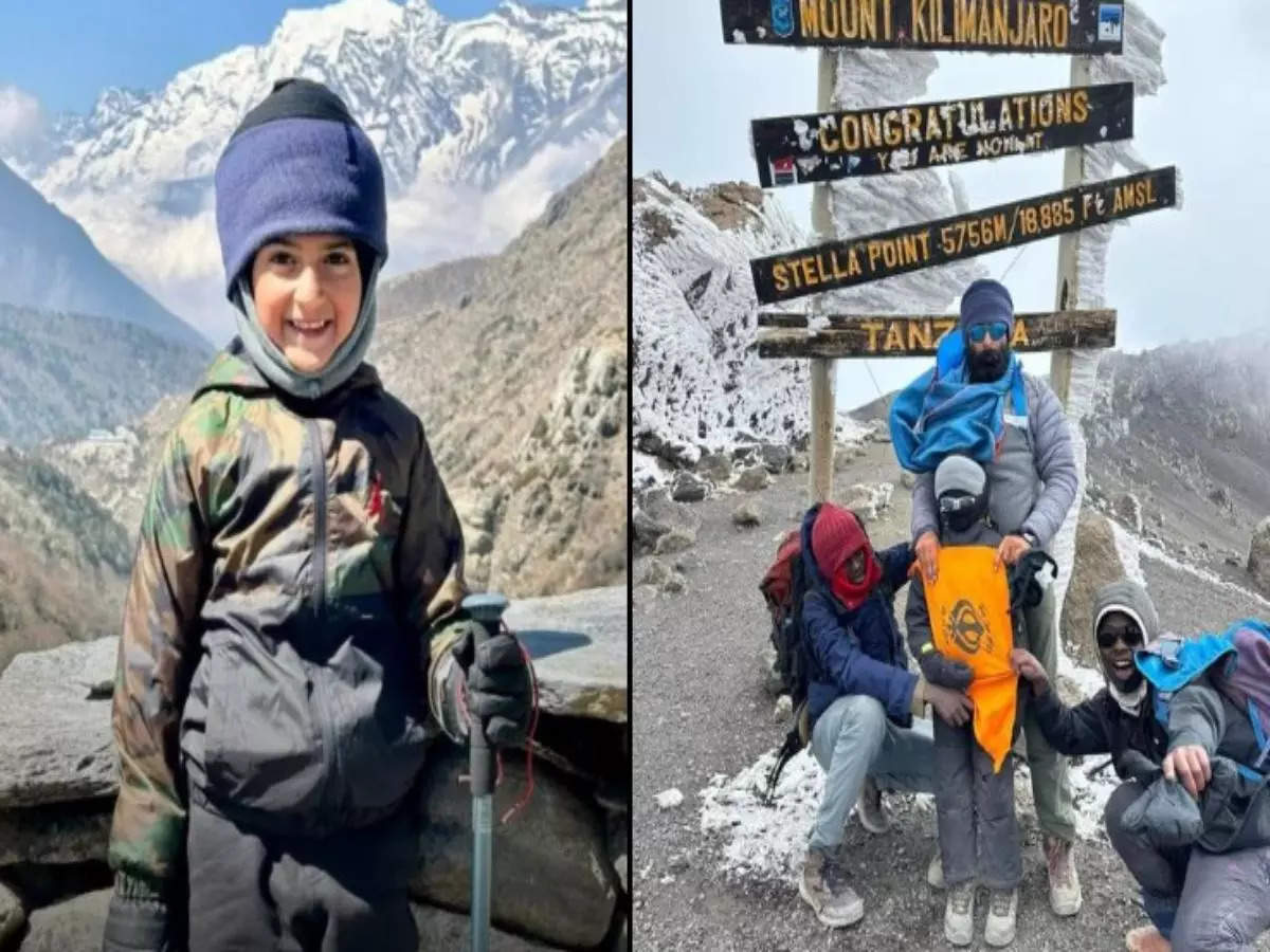 5 year old Teghbir Singh becomes youngest Asian to conquer Mount Kilimanjaro in Africa