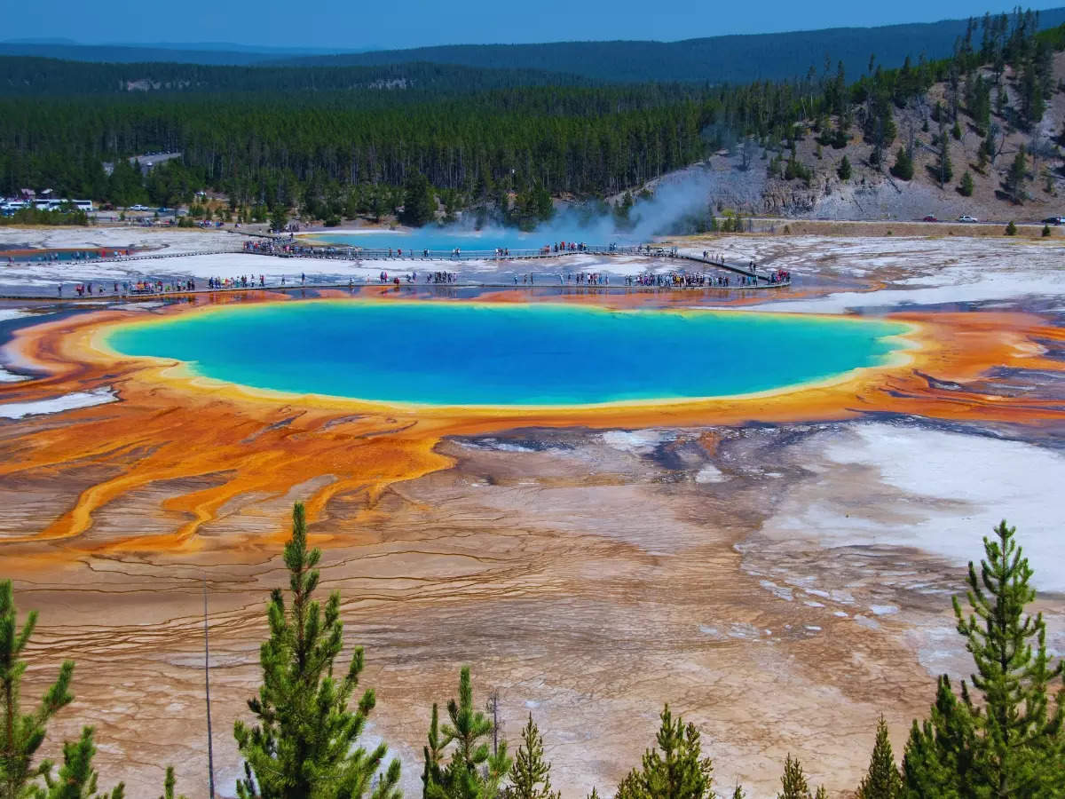 What's inside Yellowstone National Park, the world's oldest national park?