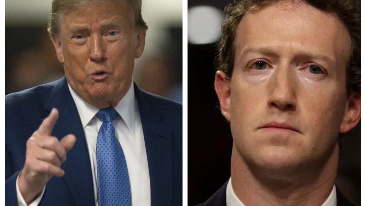 Trump reups rigged election charge on back of Mark Zuckerberg's admission of Harris-Biden pressure